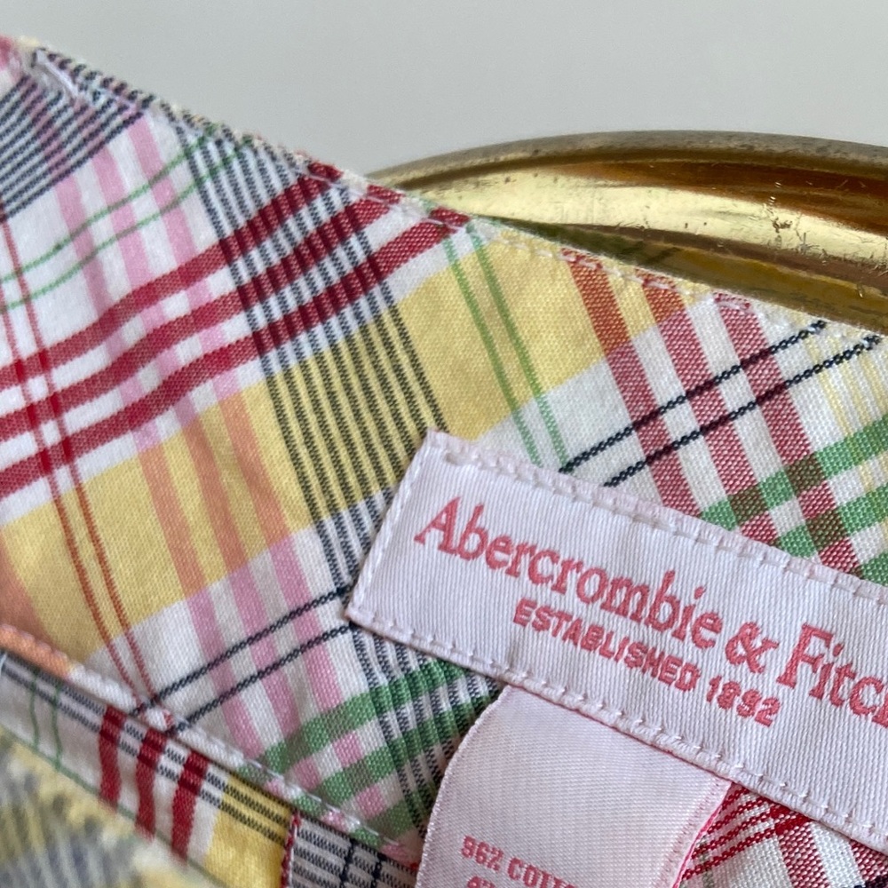Abercrombie | Pastel Plaid Schoolgirl Mini Skirt